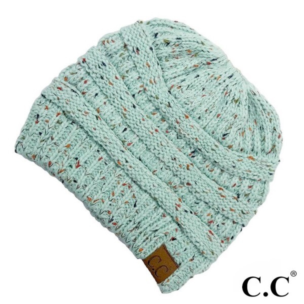 NEW CC Beanie Ponytial - Mint